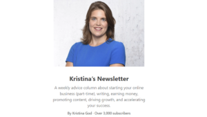 Kristina God - How to Grow Your Newsletter 