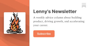 Lenny Rachitsky Substack newsletter