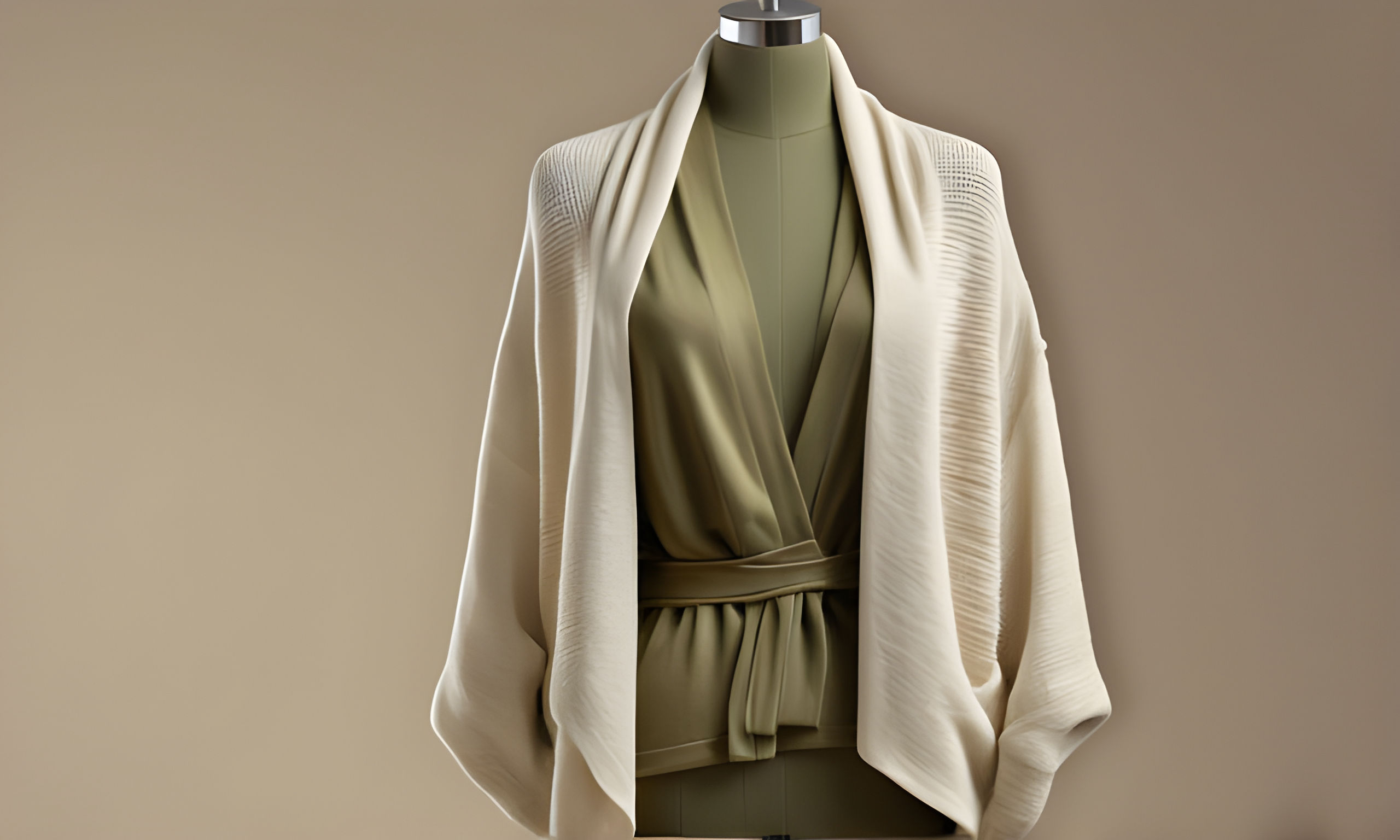 Ivory + Olive Green - stylish outfit examples