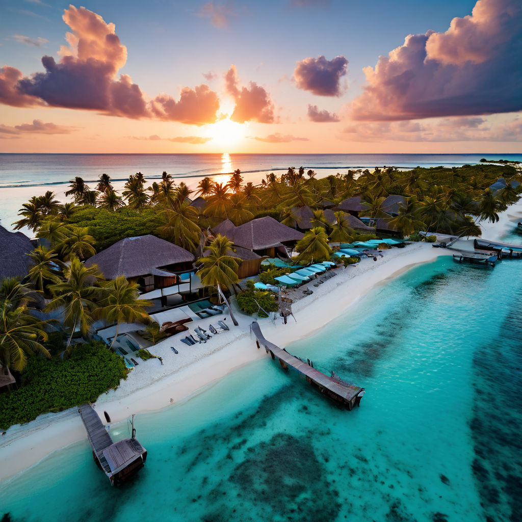 Maldives sea view beach