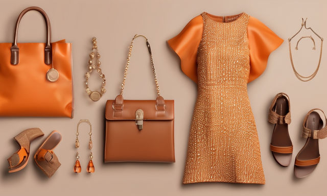 Orange and Lavender - stylish outfit ideas for females 
