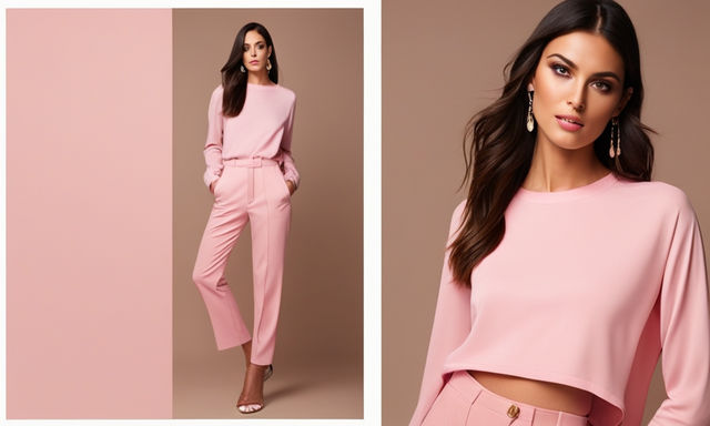 female wearing Bright Pink + Blush Pink outfit - stylish outfits