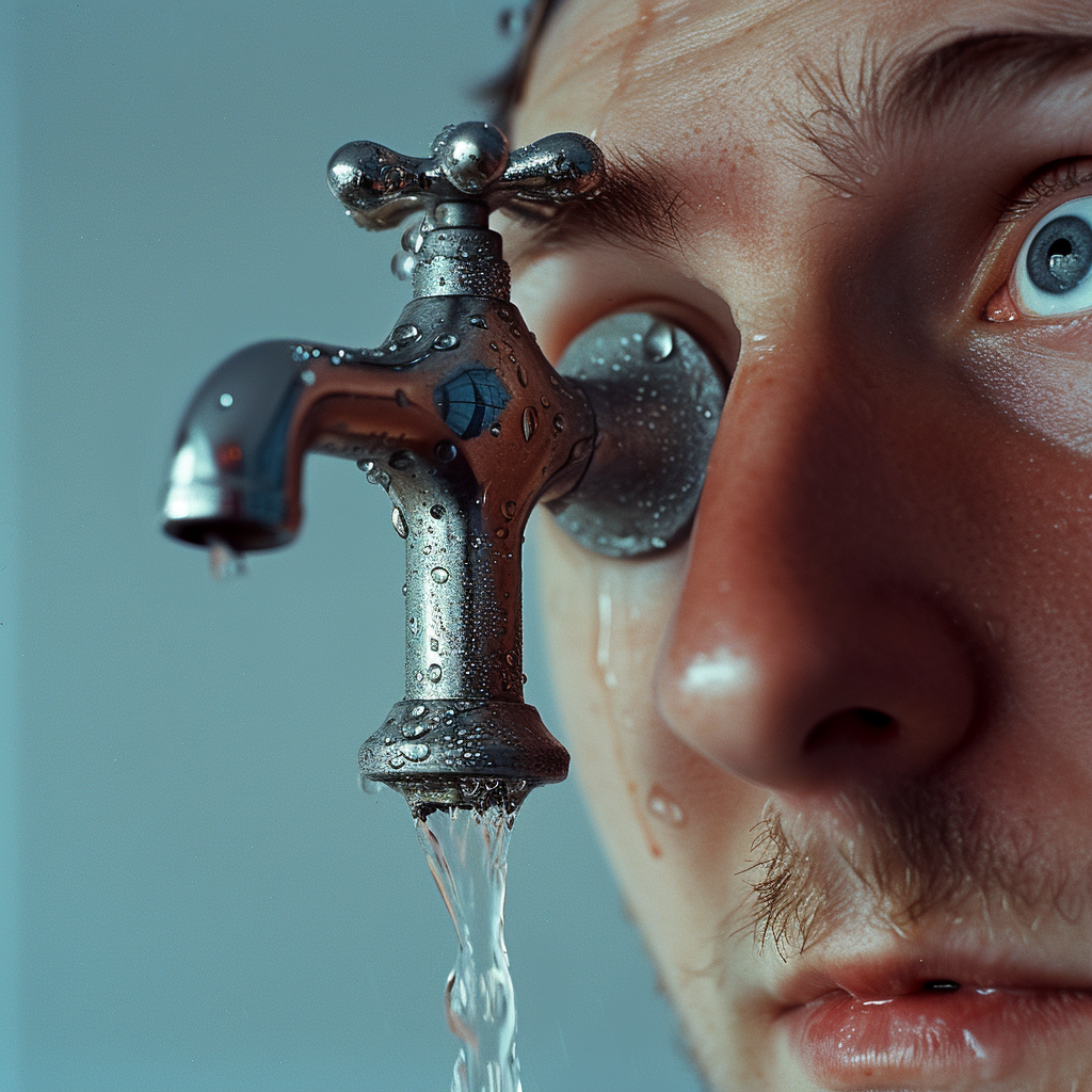 a weird visualization of tap water 